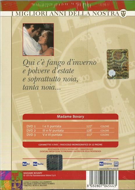 Madame Bovary (3 DVD) di Daniele D'Anza - DVD - 2