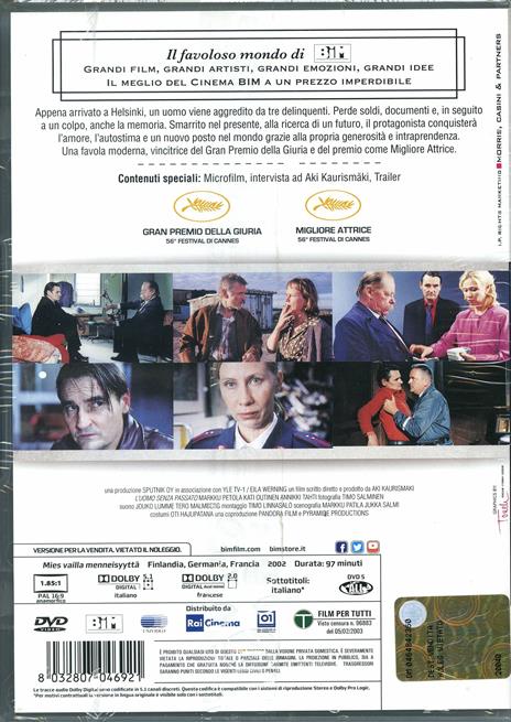 L' uomo senza passato di Aki Kaurismaki - DVD - 2