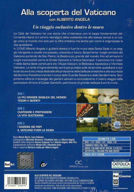 Alla scoperta del Vaticano (3 DVD) - DVD - Film di Renzo Alocci  Documentario | laFeltrinelli