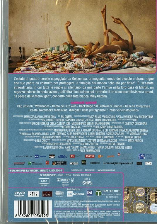 Le Meraviglie di Alice Rohrwacher - DVD - 2