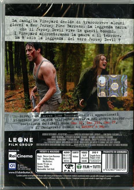 The Barrens di Darren Lynn Bousman - DVD - 2