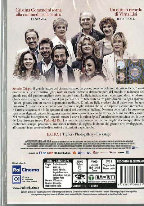 Latin lover di Cristina Comencini - DVD - 2