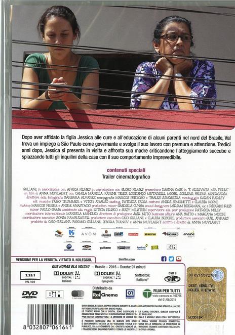 È arrivata mia figlia di Anna Muylaert - DVD - 2