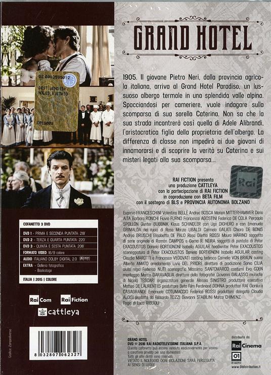 Grand Hotel (3 DVD) di Luca Ribuoli - DVD - 2