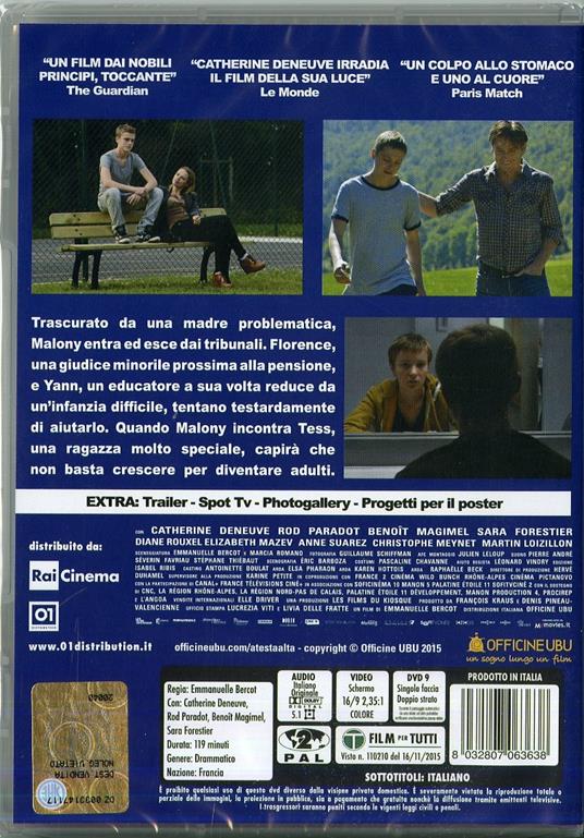 A testa alta di Emmanuelle Bercot - DVD - 2