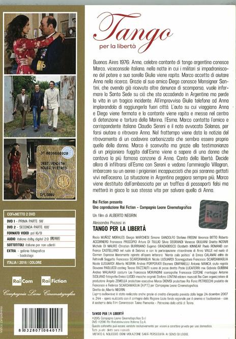 Tango per la libertà (2 DVD) di Alberto Negrin - DVD - 2