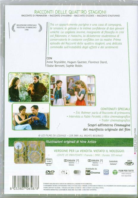 Racconto di primavera di Eric Rohmer - DVD - 2