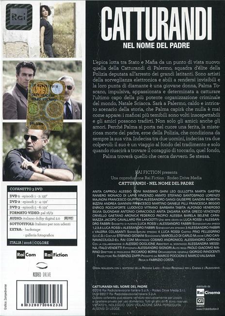 Catturandi. Nel nome del padre (3 DVD) di Fabrizio Costa - DVD - 2