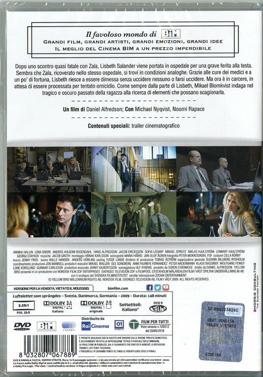 La regina dei castelli di carta (DVD) di Daniel Alfredson - DVD - 2