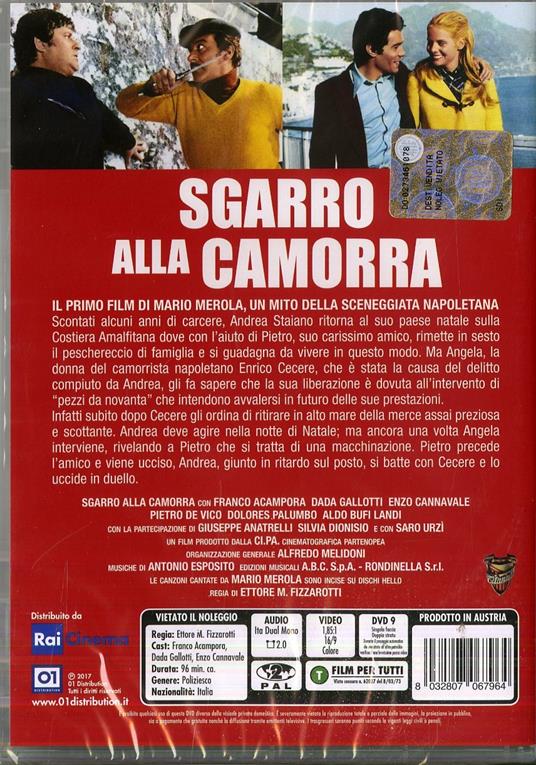 Sgarro alla camorra (DVD)  di Ettore Maria Fizzarotti - DVD - 2