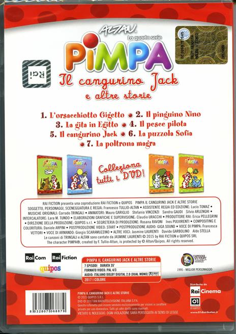 Pimpa. Il cangurino Jack e altre storie (DVD) - DVD - 2