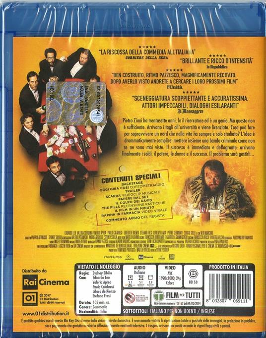 Smetto quando voglio. New Edition (Blu-ray) di Sydney Sibilia - Blu-ray - 2