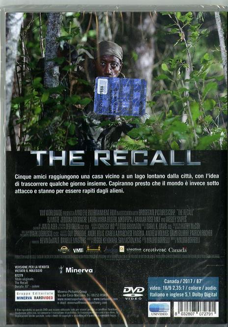 The Recall (DVD) di Mauro Borrelli - DVD - 2