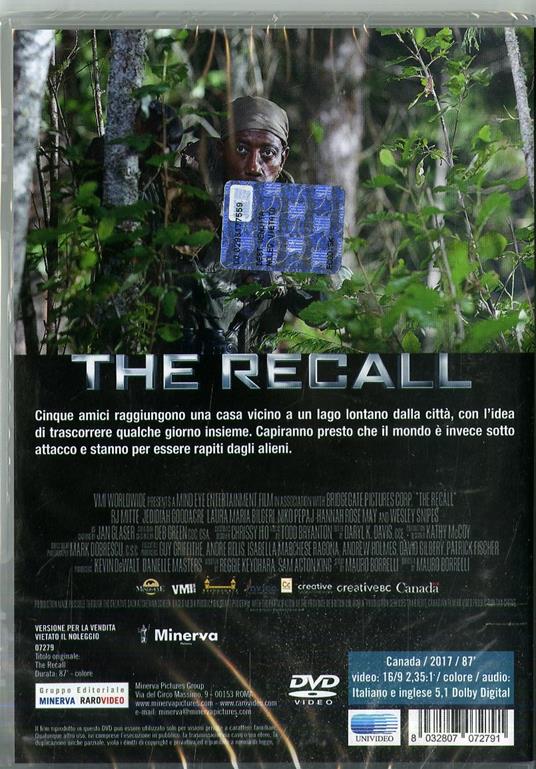 The Recall (DVD) di Mauro Borrelli - DVD - 2