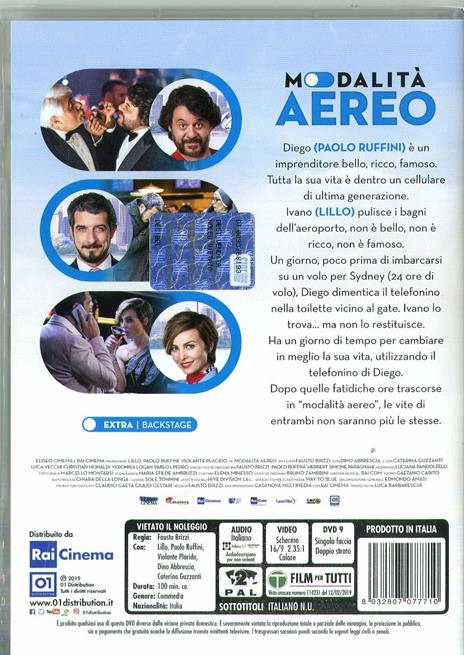 Modalità aereo (DVD) di Fausto Brizzi - DVD - 2