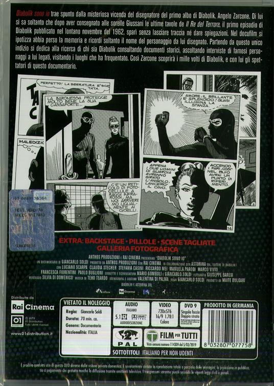 Diabolik sono io (DVD) di Giancarlo Soldi - DVD - 2