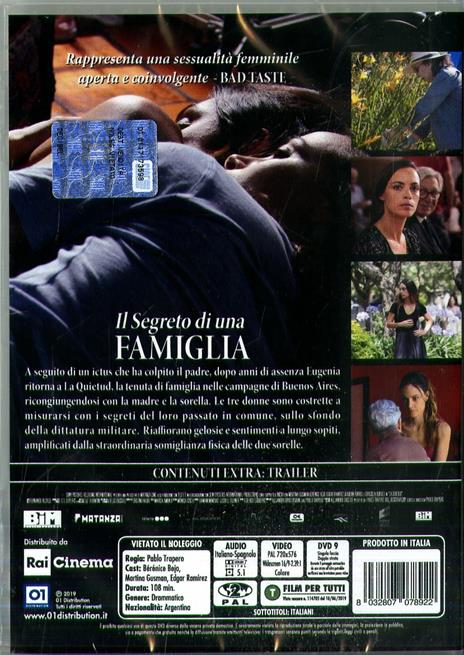 Il segreto di una famiglia (DVD) - DVD - Film di Pablo Trapero Drammatico |  laFeltrinelli