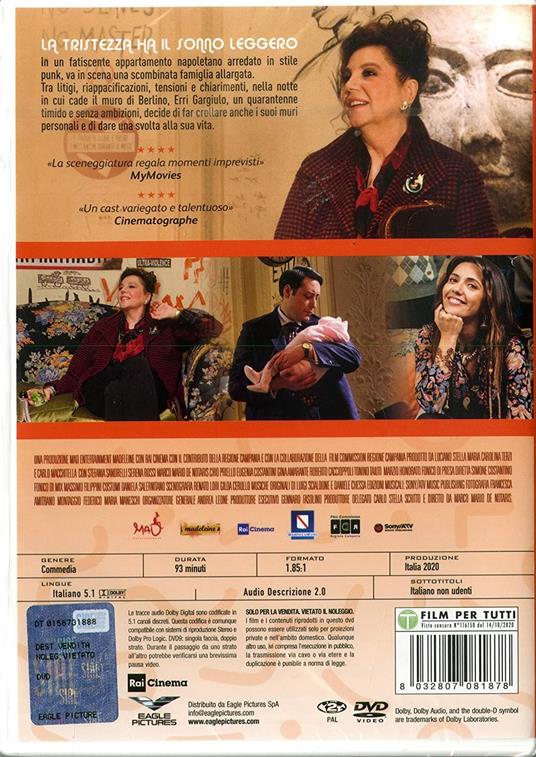 La tristezza ha il sonno leggero (DVD) di Marco Mario de Notaris - DVD - 2