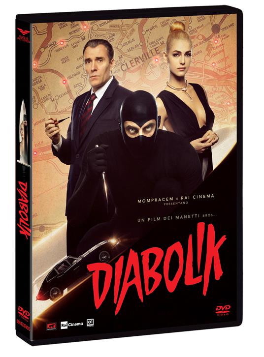 Diabolik (DVD + Card) - DVD - Film di Manetti Bros. Avventura |  laFeltrinelli