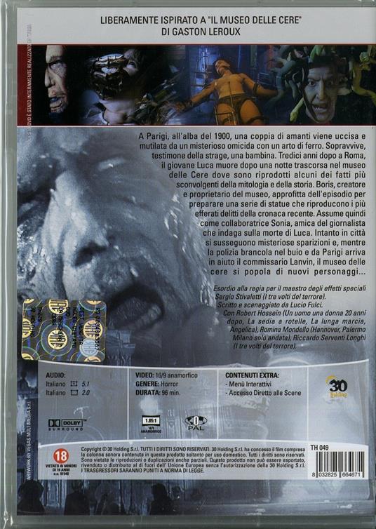 M.D.C. Maschera di cera - DVD - Film di Sergio Stivaletti Fantastico |  Feltrinelli