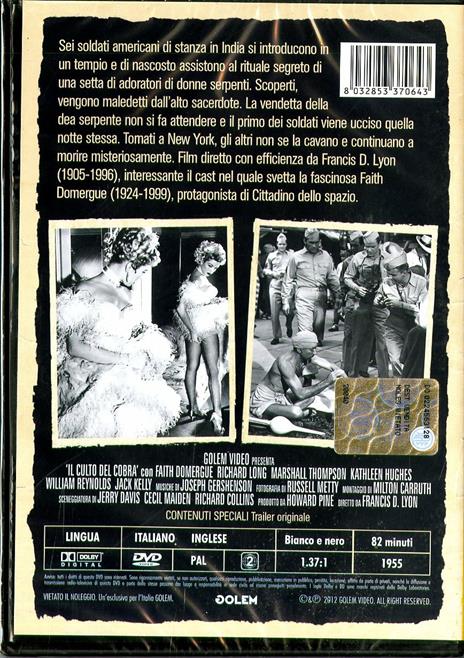 Il culto del cobra di Francis D. Lyon - DVD - 2