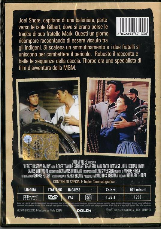 I fratelli senza paura di Richard Thorpe - DVD - 2