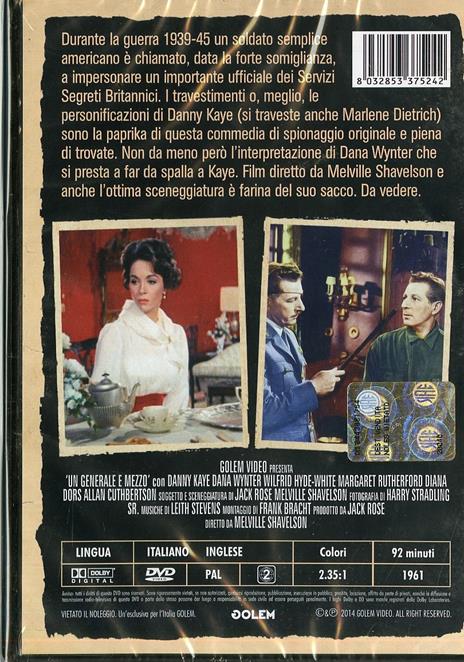 Un generale e mezzo di Melville Shavelson - DVD - 2