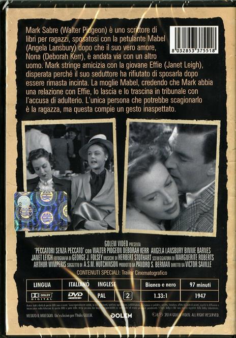 Peccatori senza peccato di Victor Saville - DVD - 2