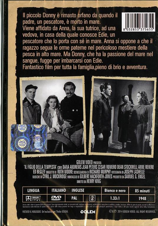 Il figlio della tempesta di Henry King - DVD - 2