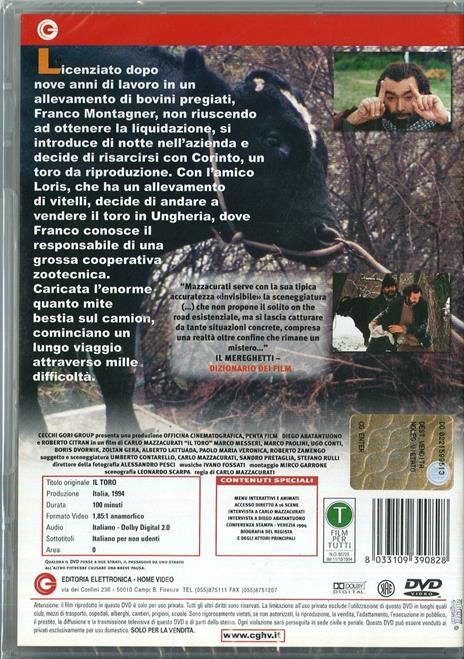 Il toro di Carlo Mazzacurati - DVD - 2