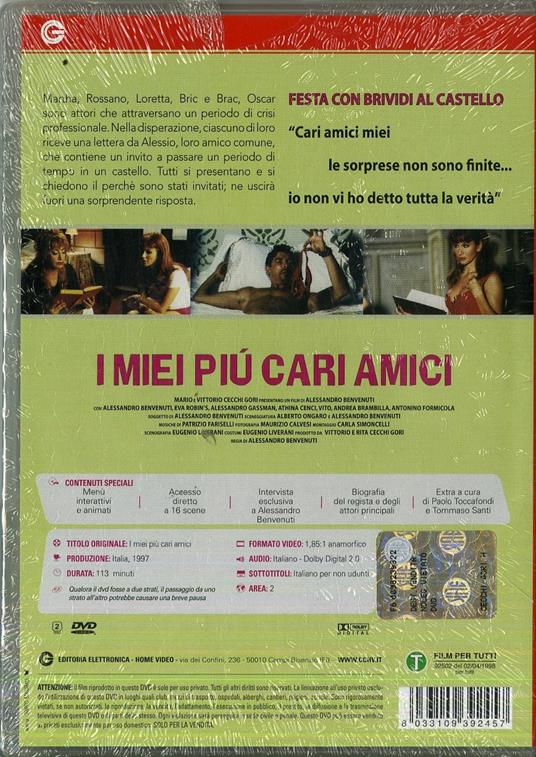 I miei più cari amici di Alessandro Benvenuti - DVD - 2