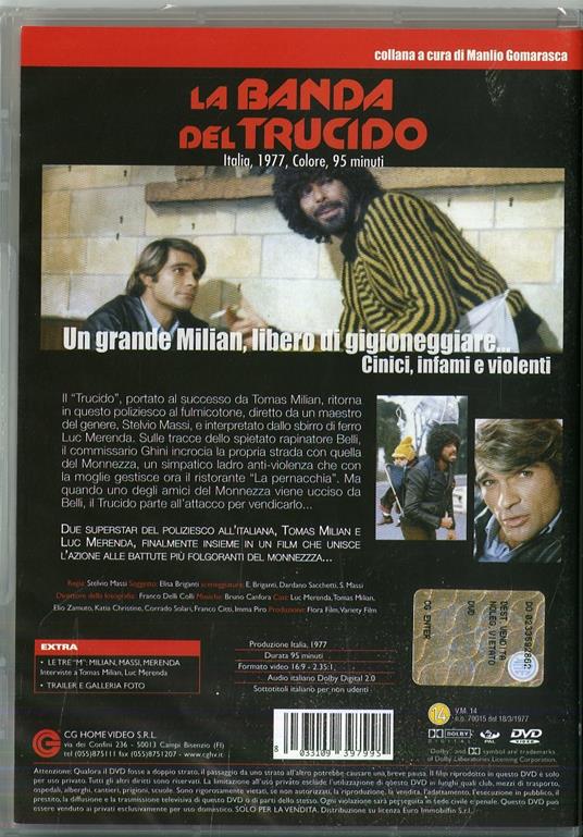 La banda del Trucido di Stelvio Massi - DVD - 2