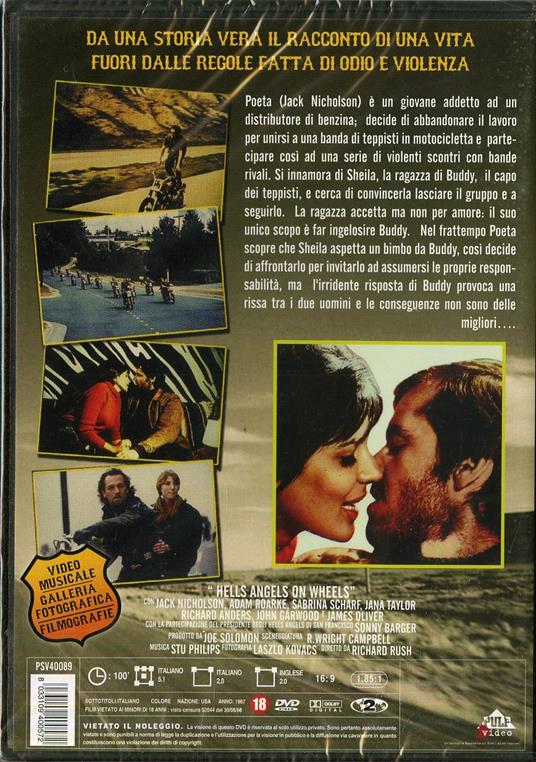 Angeli dell'Inferno sulle ruote di Richard Rush - DVD - 2