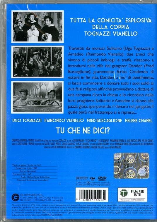 Tu che ne dici? di Silvio Amadio - DVD - 2