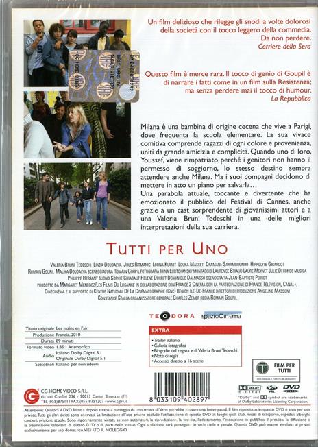 Tutti per uno di Romain Goupil - DVD - 2