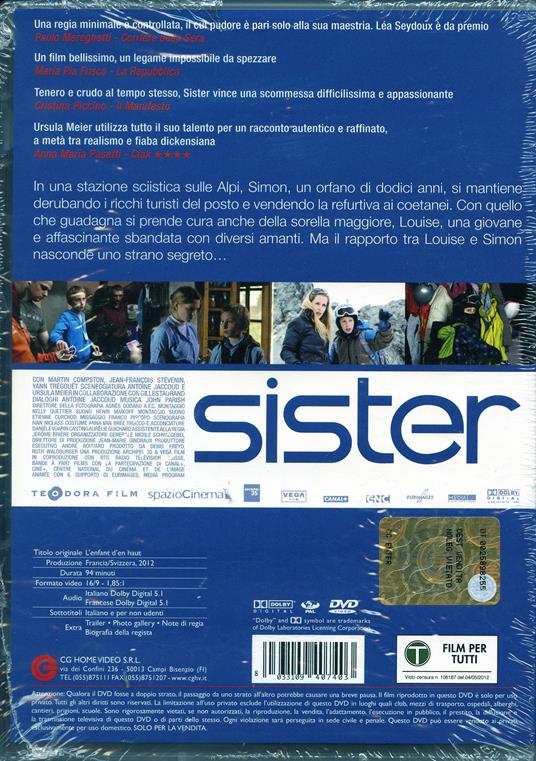Sister di Ursula Meier - DVD - 2