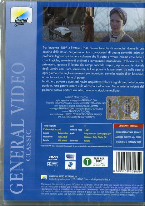L' albero degli zoccoli di Ermanno Olmi - DVD - 2
