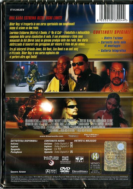 Biker Boyz di ReggieRock Bythewood - DVD - 2