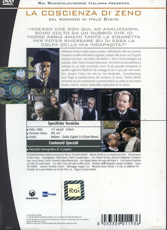 La coscienza di Zeno (2 DVD) di Sandro Bolchi - DVD - 2