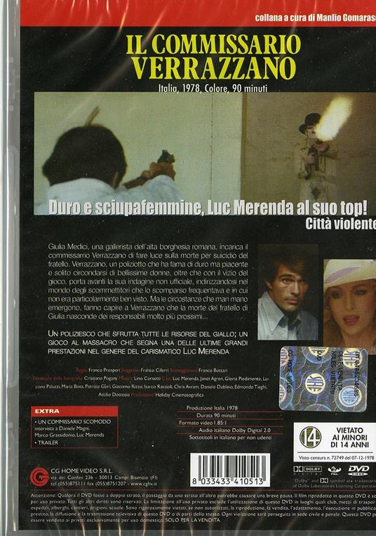 Il commissario Verrazzano di Franco Prosperi - DVD - 2