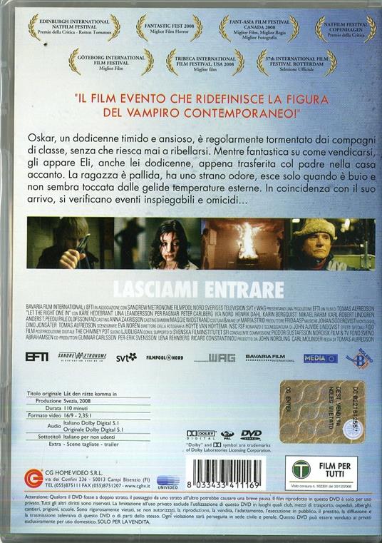 Lasciami entrare di Tomas Alfredson - DVD - 2