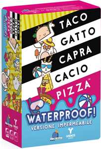 Giocattolo Taco Gatto Capra Cacio Pizza - Waterproof. Gioco da tavolo dV Giochi