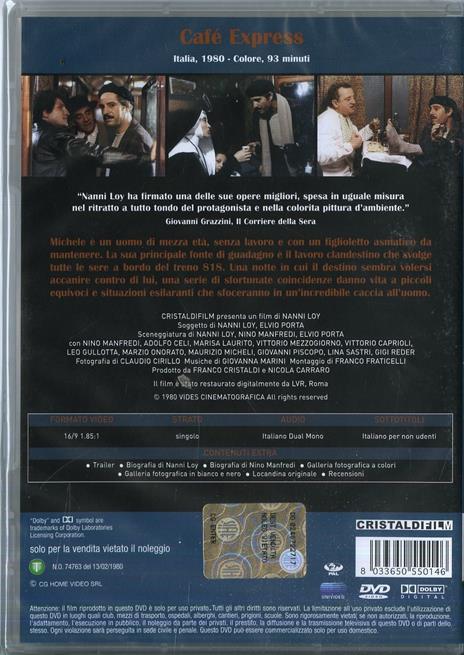 Café Express di Nanni Loy - DVD - 2