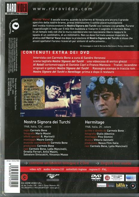Nostra Signora dei Turchi di Carmelo Bene - DVD - 2