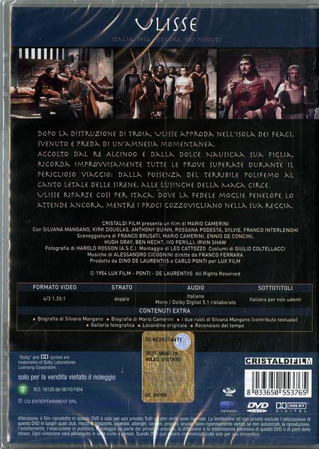 Ulisse di Mario Camerini - DVD - 2