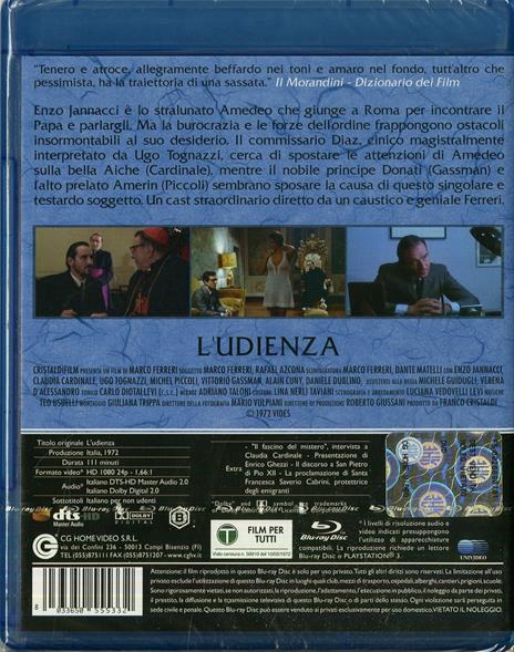 L' udienza di Marco Ferreri - Blu-ray - 2