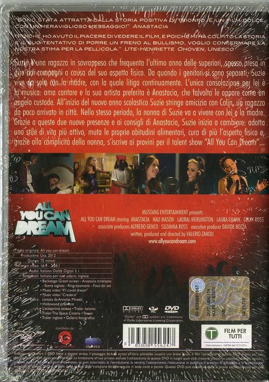 All You Can Dream di Valerio Zanoli - DVD - 2