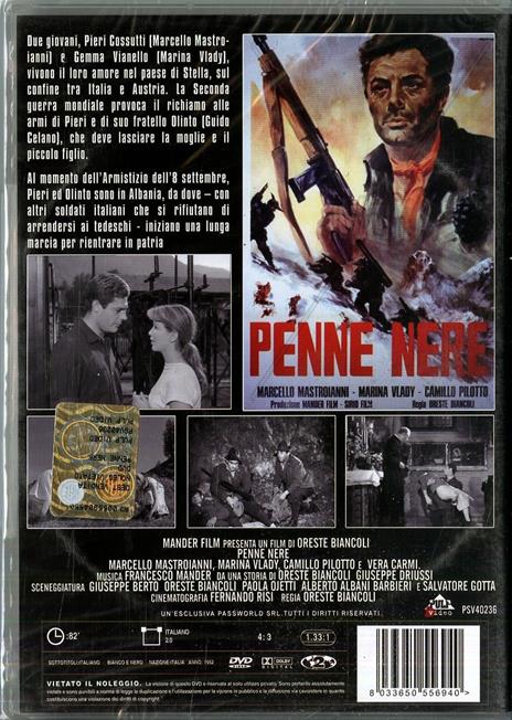 Penne nere di Oreste Biancoli - DVD - 2