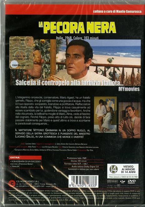 La pecora nera di Luciano Salce - DVD - 2