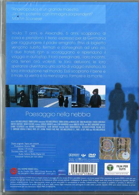 Paesaggio nella nebbia di Thodoros Anghelopulos - DVD - 2